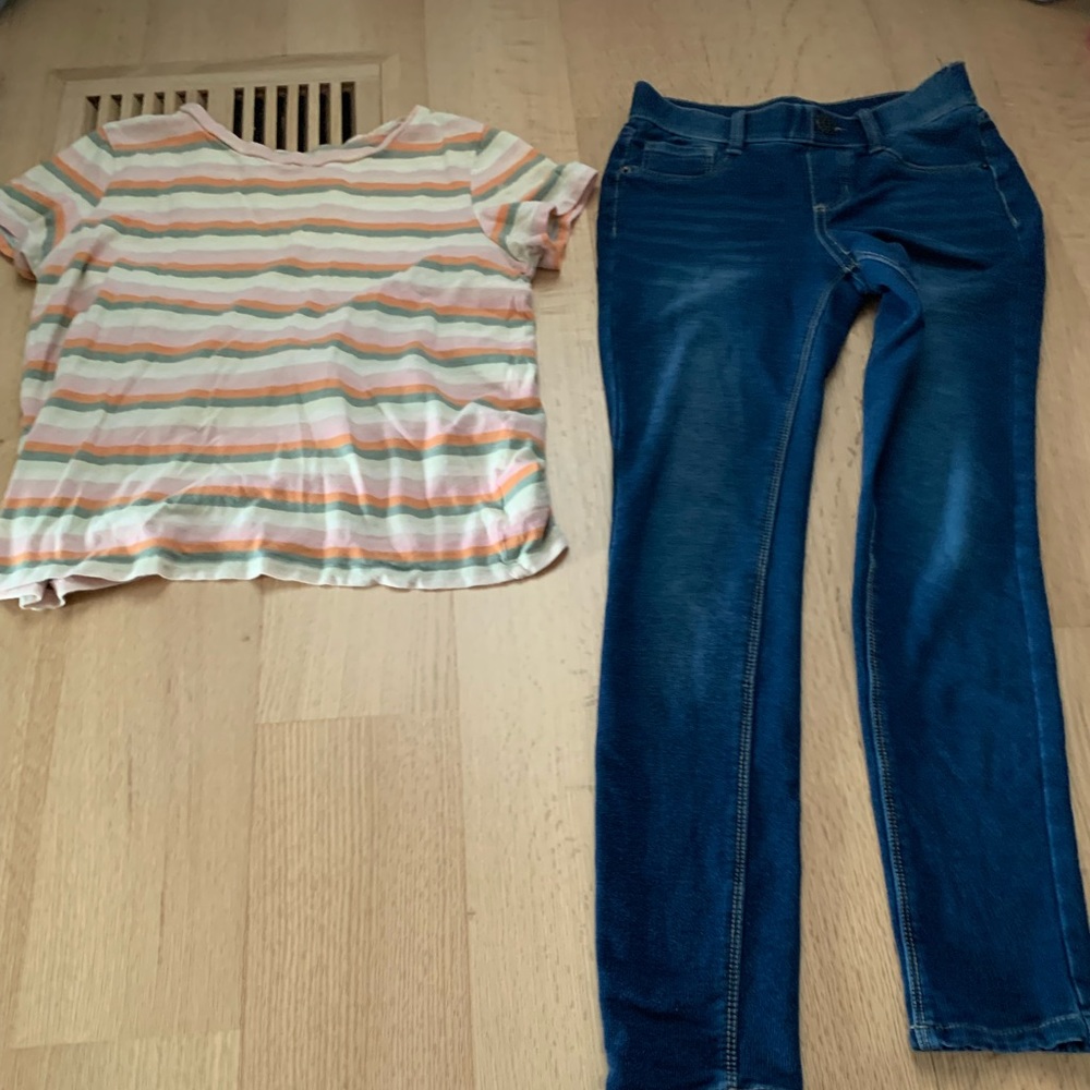 Kids jeans and shirt